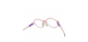 Matte Pink Round Full Rim Kids Eyeglasses by Hooper-220058