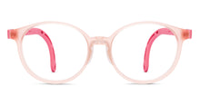Load image into Gallery viewer, Matte Pink Round Full Rim Kids Eyeglasses by Hooper-220068