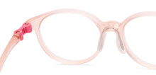 Load image into Gallery viewer, Matte Pink Round Full Rim Kids Eyeglasses by Hooper-220068