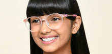 Load image into Gallery viewer, Matte Pink Round Full Rim Kids Eyeglasses by Hooper-220069