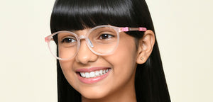 Matte Pink Round Full Rim Kids Eyeglasses by Hooper-220069