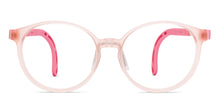 Load image into Gallery viewer, Matte Pink Round Full Rim Kids Eyeglasses by Hooper-220069
