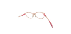 Matte Pink Round Full Rim Kids Eyeglasses by Hooper-220069