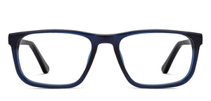 Blue Rectangle Full Rim Kids Eyeglasses by Hooper-208886