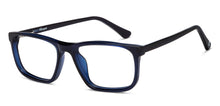 Load image into Gallery viewer, Blue Rectangle Full Rim Kids Eyeglasses by Hooper-208886
