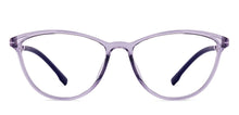 Load image into Gallery viewer, Purple Cat Eye Full Rim Kids Eyeglasses by Hooper-219814