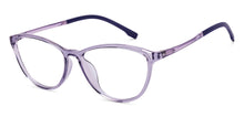 Load image into Gallery viewer, Purple Cat Eye Full Rim Kids Eyeglasses by Hooper-219814