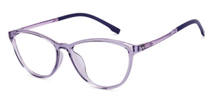 Purple Cat Eye Full Rim Kids Eyeglasses by Hooper-219814