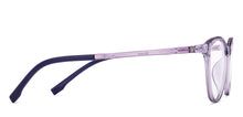 Load image into Gallery viewer, Purple Cat Eye Full Rim Kids Eyeglasses by Hooper-219814