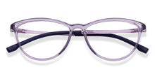 Load image into Gallery viewer, Purple Cat Eye Full Rim Kids Eyeglasses by Hooper-219814