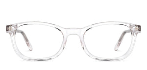 Transparent Rectangle Full Rim Kids Eyeglasses by Hooper-208882