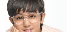 Load image into Gallery viewer, Transparent Wayfarer Full Rim Kids Eyeglasses by Hooper-209501
