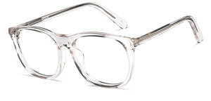 Transparent Wayfarer Full Rim Kids Eyeglasses by Hooper-209501