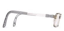 Load image into Gallery viewer, Transparent Grey Rectangle Full Rim Kids Eyeglasses by Hooper-220034