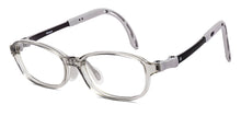 Load image into Gallery viewer, Transparent Grey Rectangle Full Rim Kids Eyeglasses by Hooper-220045