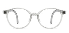 Load image into Gallery viewer, Transparent Grey Round Full Rim Kids Eyeglasses by Hooper-220071