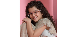 Pink Round Full Rim Women Eyeglasses by Hooper-225283