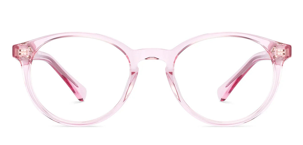 Pink Round Full Rim Women Eyeglasses by Hooper-225283