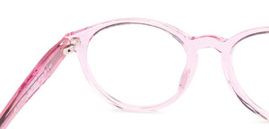 Pink Round Full Rim Women Eyeglasses by Hooper-225283