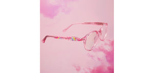 Pink Round Full Rim Women Eyeglasses by Hooper-225283