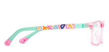Load image into Gallery viewer, Pink Rectangle Full Rim Kids Eyeglasses by Hooper-223155