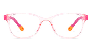 Transparent Square Full Rim Kids Eyeglasses by Hooper-223151
