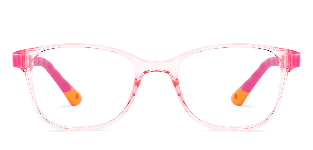 Transparent Square Full Rim Kids Eyeglasses by Hooper-223151