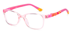 Transparent Square Full Rim Kids Eyeglasses by Hooper-223151