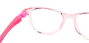 Transparent Square Full Rim Kids Eyeglasses by Hooper-223151