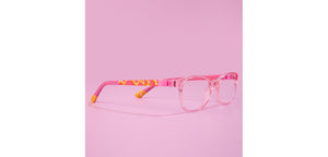 Transparent Square Full Rim Kids Eyeglasses by Hooper-223151