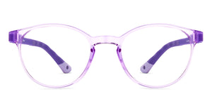 Purple Round Full Rim Kids Eyeglasses by Hooper-223163