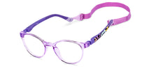 Load image into Gallery viewer, Purple Round Full Rim Kids Eyeglasses by Hooper-223163