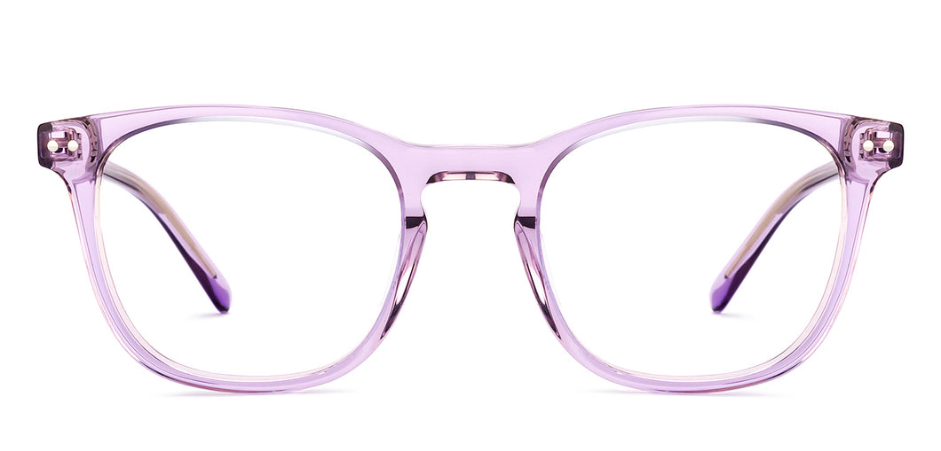 Lavender-Ace Wayfarer Full Rim Unisex Eyeglasses by Lenskart Hustlr-224175