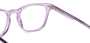 Lavender-Ace Wayfarer Full Rim Unisex Eyeglasses by Lenskart Hustlr-224175