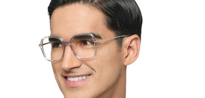 Transparent Square Full Rim Unisex Eyeglasses by Le Petit Lunetier-216912