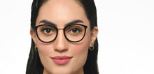 Load image into Gallery viewer, Black Round Full Rim Unisex Eyeglasses by Le Petit Lunetier-216924