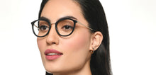 Load image into Gallery viewer, Black Round Full Rim Unisex Eyeglasses by Le Petit Lunetier-216924