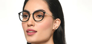 Black Round Full Rim Unisex Eyeglasses by Le Petit Lunetier-216924