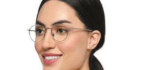 Silver Round Full Rim Unisex Eyeglasses by Le Petit Lunetier-216914