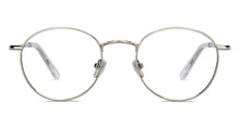 Load image into Gallery viewer, Silver Round Full Rim Unisex Eyeglasses by Le Petit Lunetier-216914
