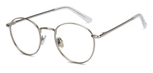 Load image into Gallery viewer, Silver Round Full Rim Unisex Eyeglasses by Le Petit Lunetier-216914