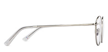 Load image into Gallery viewer, Silver Round Full Rim Unisex Eyeglasses by Le Petit Lunetier-216914