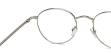 Load image into Gallery viewer, Silver Round Full Rim Unisex Eyeglasses by Le Petit Lunetier-216914