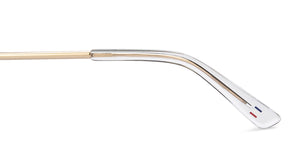 Gold Round Full Rim Unisex Eyeglasses by Le Petit Lunetier-216915