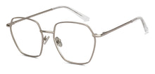 Load image into Gallery viewer, Silver Geometric Full Rim Unisex Eyeglasses by Le Petit Lunetier-216920