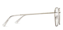 Load image into Gallery viewer, Silver Geometric Full Rim Unisex Eyeglasses by Le Petit Lunetier-216920