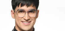 Load image into Gallery viewer, Grey Geometric Full Rim Unisex Eyeglasses by Le Petit Lunetier-216940