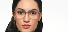 Load image into Gallery viewer, Grey Geometric Full Rim Unisex Eyeglasses by Le Petit Lunetier-216940