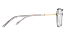 Load image into Gallery viewer, Grey Geometric Full Rim Unisex Eyeglasses by Le Petit Lunetier-216940
