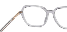 Load image into Gallery viewer, Grey Geometric Full Rim Unisex Eyeglasses by Le Petit Lunetier-216940